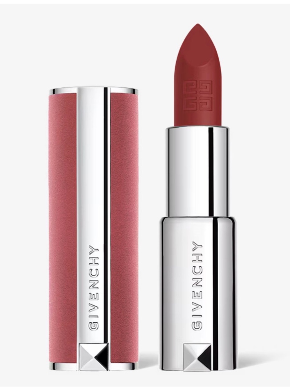 Givenchy Le Rouge Sheer Velvet Vibrant Color in 34 Rouge Safran